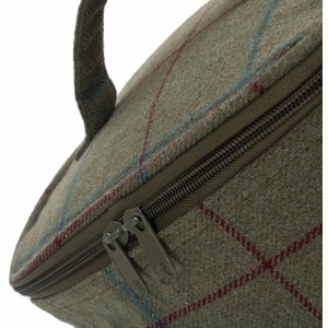 Small Green Tweed Cooler Bag - Green by Red Hamper