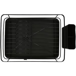 Metal Dish Drainer Rack with Drip Tray - Black by Harbour Housewares