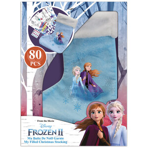 DISNEY Frozen II Children's My Filled Christmas Stocking with 80 Creative Access - White by DISNEY