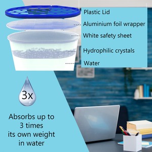 500ml Moisture Absorber Dehumidifier for for Damp, Mould, Moisture by Shatchi