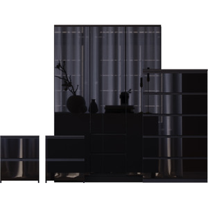 Vida Designs Glinton 4 Piece FSC Bedroom Set - Black by Vida Designs