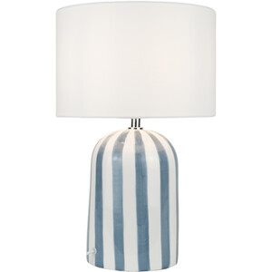 Roisin Table Lamp - Blue and White