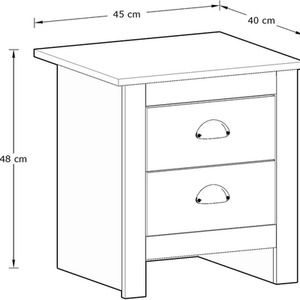 3 Piece Bedroom Set Wardrobe Bedside Table and 4 Drawer Chest of Drawers - Sage Green by Wyld and Coco