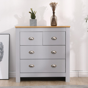 HMD Wooden Bedroom Set - Grey / 3 by HMD Furniture