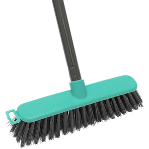 Lightweight Outdoor Hard Bristle Sweeping Brush Broom - Grey by JVL