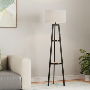 Hudson Charging Floor Light - Black and White
