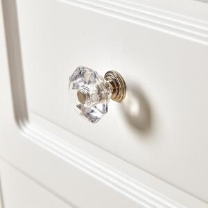 Home Source Whitehaven 4 Drawer Chest Storage Unit - White - White by Home Source