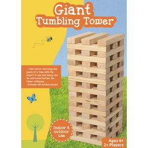 60 Piece Giant Tumbling Tower by Kids Outdoors