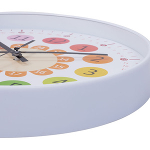12-Inch Colourful Quartz Wall Clock by Livingandhome