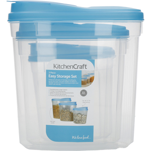KitchenCraft BPA-Free Storage Containers - Clear by KitchenCraft