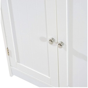 Basin Sink Wooden Vanity Cabinet - White by HOMCOM