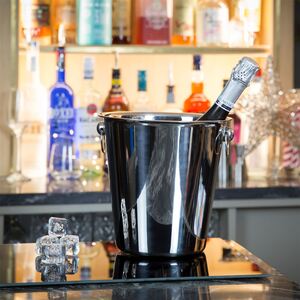 4 Litre Stainless Steel Ice Bucket - Silver by Rink Drink