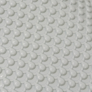 Droplette Design Plastic Lidded Bin - Grey / 0.75kg by JVL