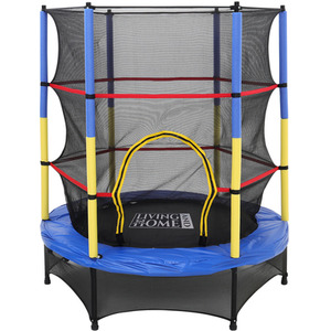 Children's Trampoline with Safety Net and Enclosure by Livingandhome
