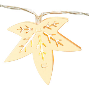 10 LED Autumnal Leaf String Light