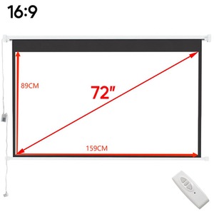 Electric Motorized Projector Screen by Livingandhome