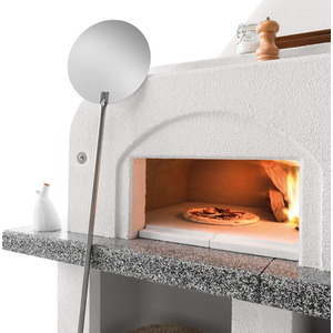 Antille Outdoor BBQ Kitchen with Wood Fired Oven - Grey by Palazzetti