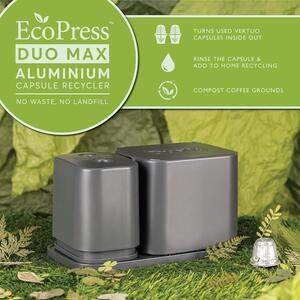 Ecopress Duo Max Coffee Pod Recycler - Grey by Dualit