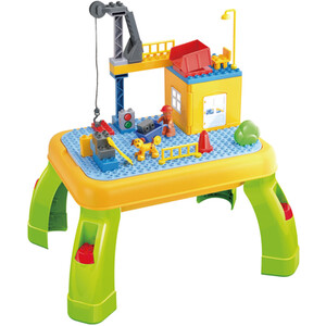 42 Piece City Construction Block Table - Multicolour