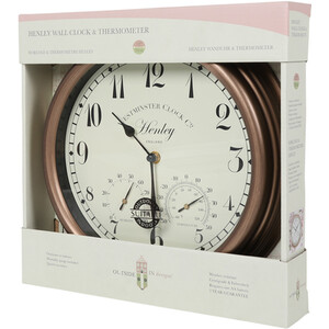 Henley Wall Clock and Thermometer by Smart Garden Products
