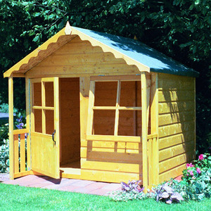 Kitty Playhouse - Honey Brown by Shire Garden Buildings