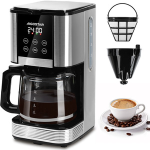Filter Coffee Machine 1000W - Silver by Aigostar