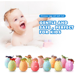 Bath Bomb Set with Different Scents and Dinosaur Toys - Various colors by komore