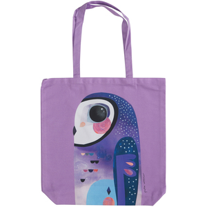 Maxwell Williams Tote Bag Pete Cromer Owl - Purple by Maxwell Williams