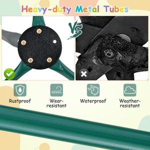 Climbing Dome and Play Set - Green by Costway