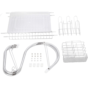 2 Tier Dish Drainer Rack - Silver by Spacesaver