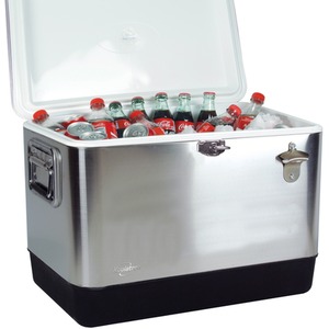 Koolatron Ice Chest Cooler Box 51L - Silver by Koolatron