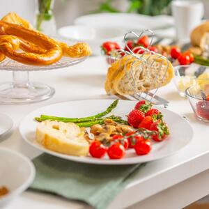 Classic White Dinner Plates - 27cm - White / 6 by Argon Tableware