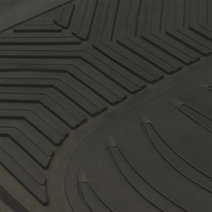 Heavy Duty Lipped Universal Rubber Car Mat - Black by JVL