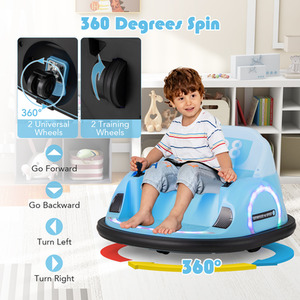 Kids Ride on Bumper Car - Blue by Costway