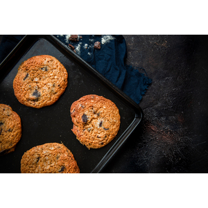 MasterClass Vitreous Enamel Baking Tray - Black / 24cm by MasterClass