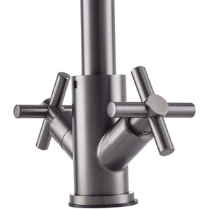 Stainless Steel Dual Handle Kitchen Tap by Livingandhome