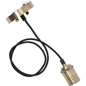 Antik Vintage Pendant Fitting - Satin Bronze Effect by TIMELED