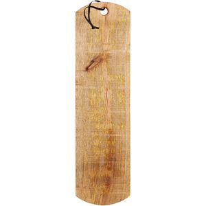 MasterClass Serving Platter Gourmet Prep Extra Long Mango Plank - Brown by MASTERCLASS