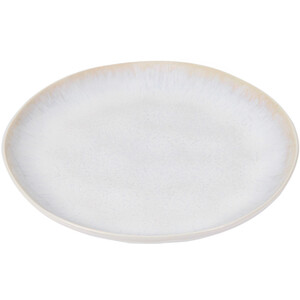 White Textured Plate - White / Dinner Plate