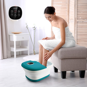 Foot Spa Bath Massager - Blue by Costway