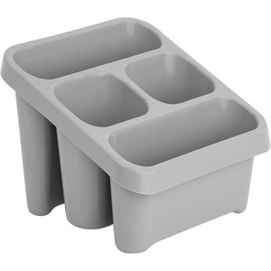 Grey Sink Utensil Holder Cutlery Drainer - Grey by STORM TRADING GROUP