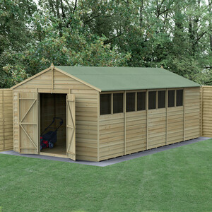 4LIFE Apex Shed 10x20 - With Base / 8 / No Installation by Forest Garden