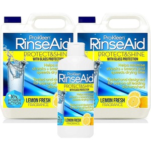 Rinse Aid - Lemon Fresh - Protect and Shine With Added Glass Protection - Blue / 10.5l by Pro-Kleen