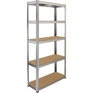 Monster Racking 2x Galwix Galvanised Steel Shelves - Silver by Monster Racking
