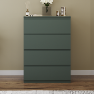 Denver Bedroom Set (2 Drawer Bedside, 4 Drawer Chest, 2 Door 2 Drawer Wardrobe) by Vida Designs