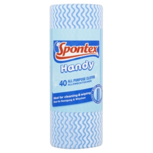 Pack of 40 Spontex Handy All Purpose Cloths by Spontex