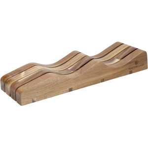 MasterClass Wooden Knife Holder for Drawer - Brown by MasterClass