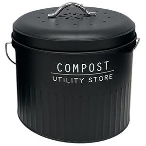 Embossed Round Compost Bin