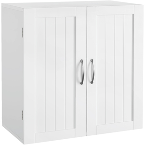 Wall Mount Cabinet Storage Organizer - White by Yaheetech