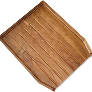 Wooden Draining Board Traditional Belfast Butler Sink - Brown New by NOVECRAFTO